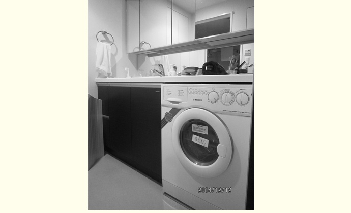 マルバー製 ビルトイン洗濯機取替え 1Dayリフォーム（洗濯機置き場のリフォーム）