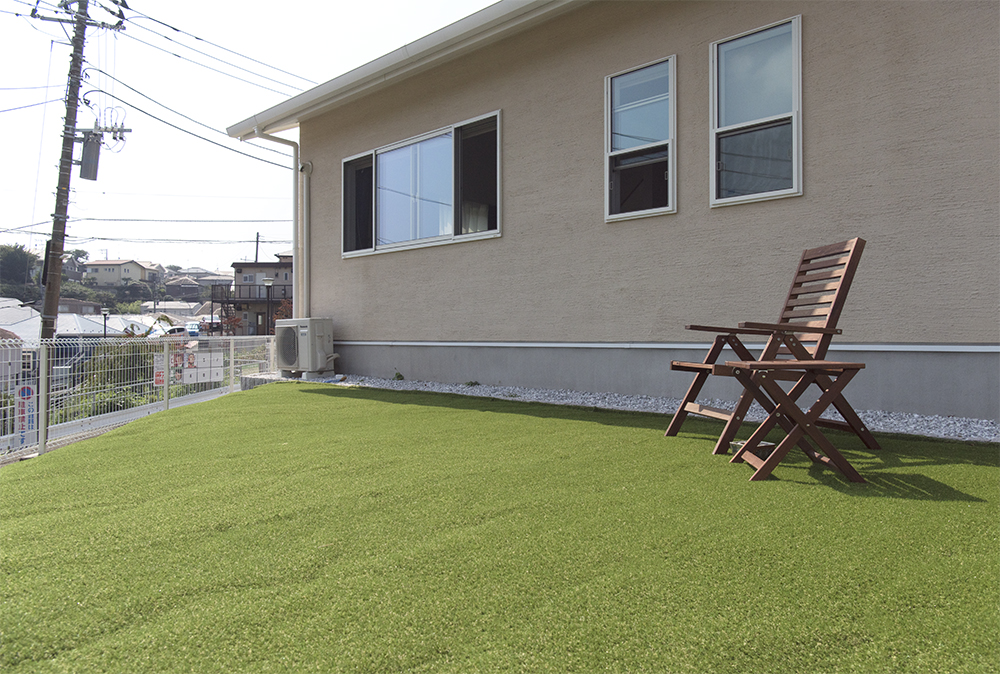 防草シートと人工芝のリフォーム（神奈川県横浜市）